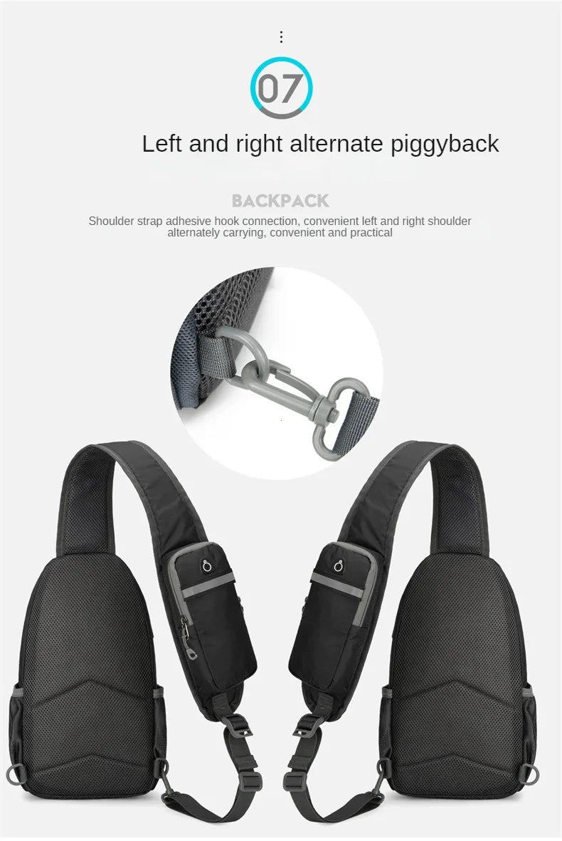 Anti-Theft Waterproof Crossbody Shoulder Backpack | Ultimate Sport Bag