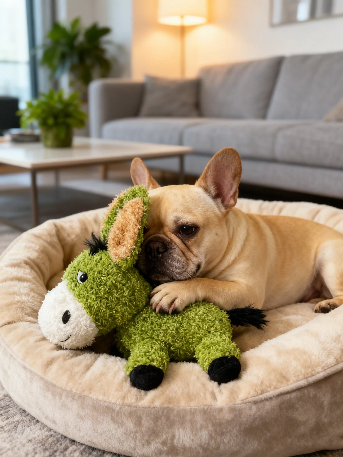 Chew-Resistant Interactive Plush Dog Toy | Comfort & Fun