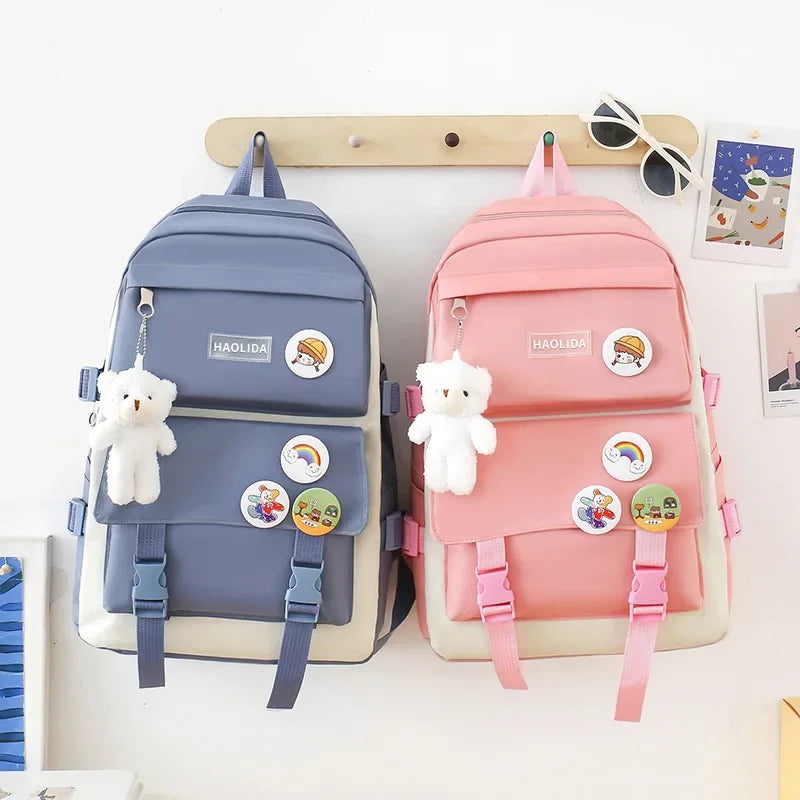 High Capacity Waterproof Backpack for Girls | Trendy School Bags
