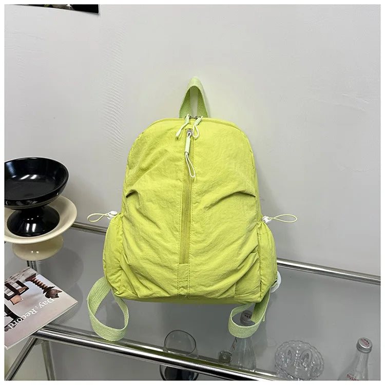 Lightweight Macaron Color Oxford Backpack for Women | Casual Chic bag
