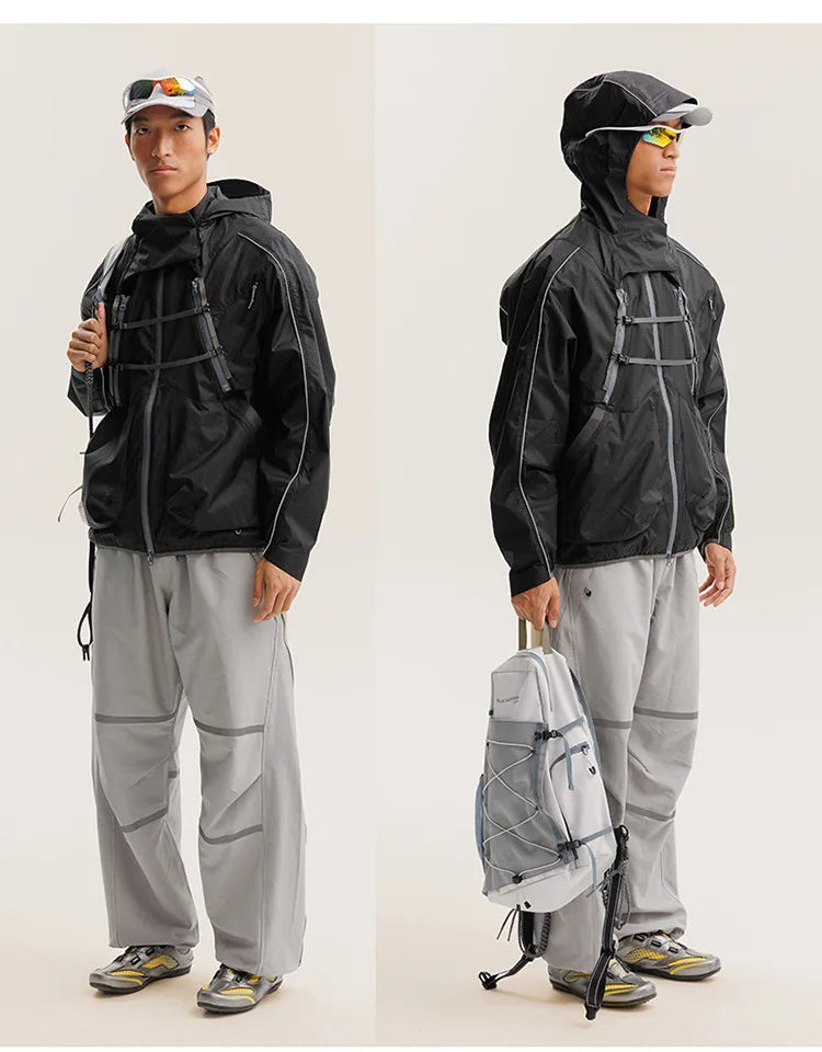 Transformable Outdoor Jacket & Cycling Suit | 3-in-1 Adventure Gear
