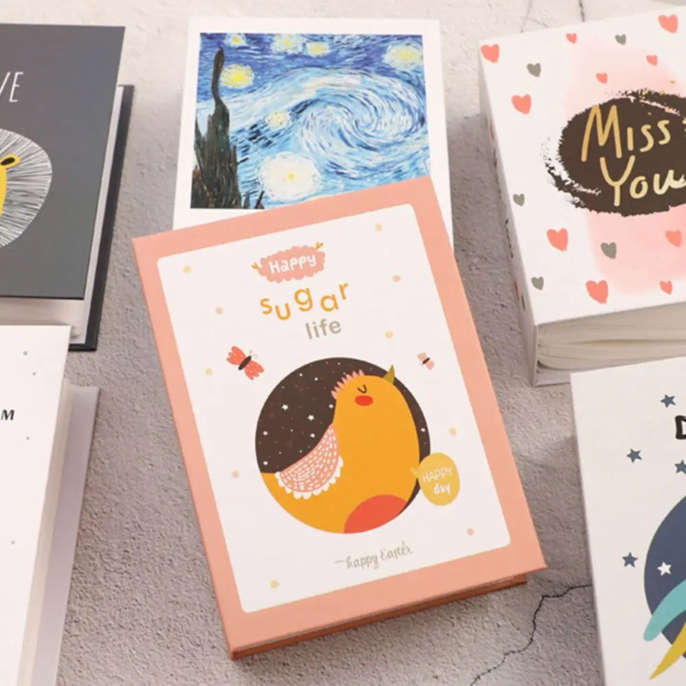 Cute Cartoon 4R Photo Album | 100 Photos Multicolor Collection
