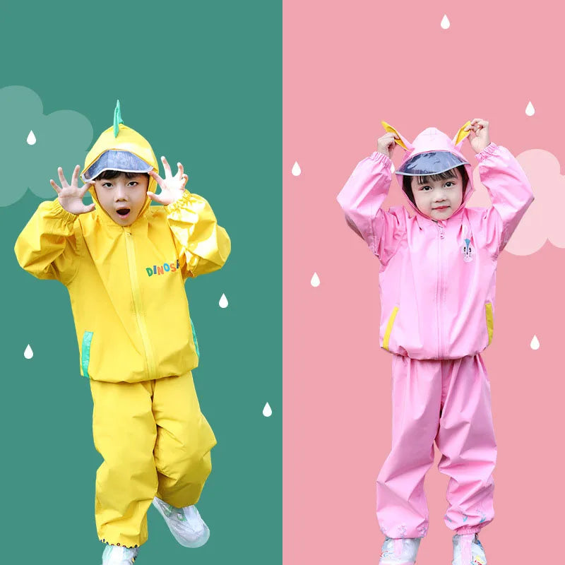 Children's Thickened Raincoat | Durable Outdoor Rain Gear