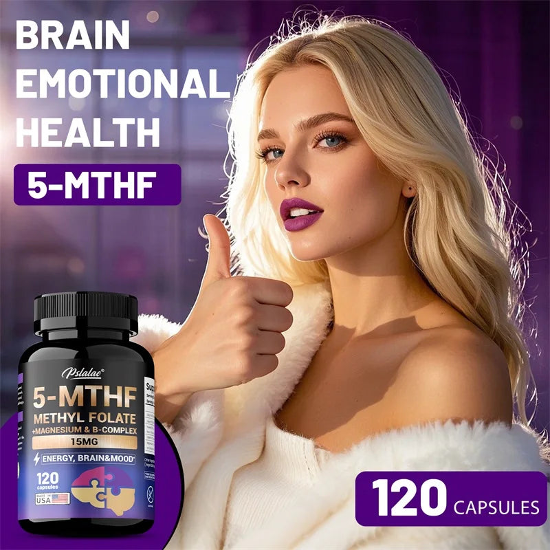 5-MTHF Methylfolate Supplement for Energy and Cognitive Support