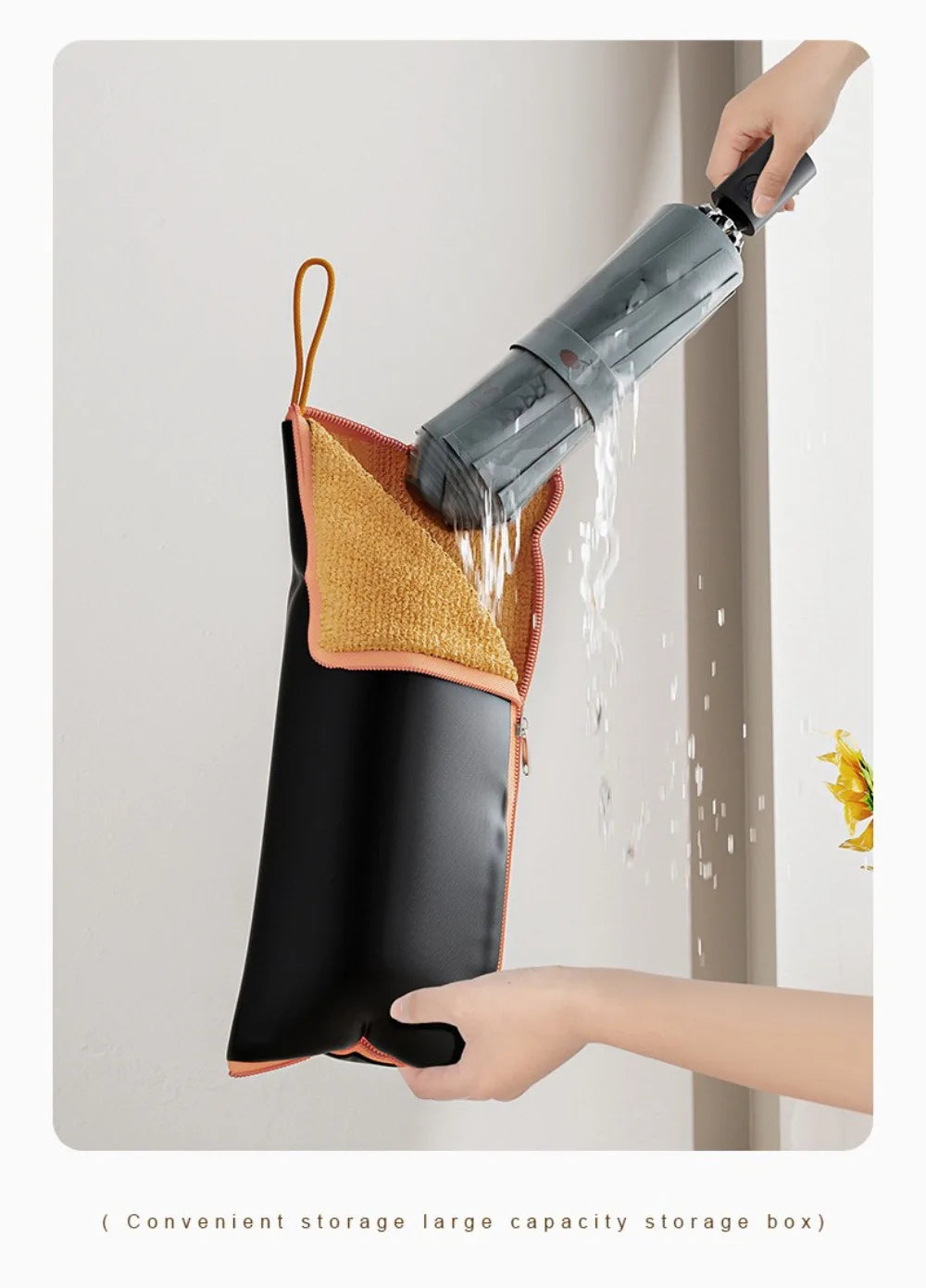 Multifunctional Portable Water-Absorbing Umbrella Storage Bag