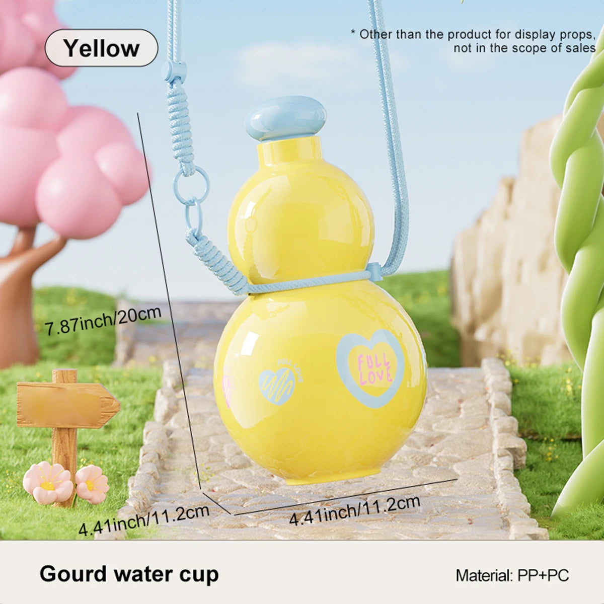 Large Capacity Sports Water Bottle | Portable Gourd Water Cup