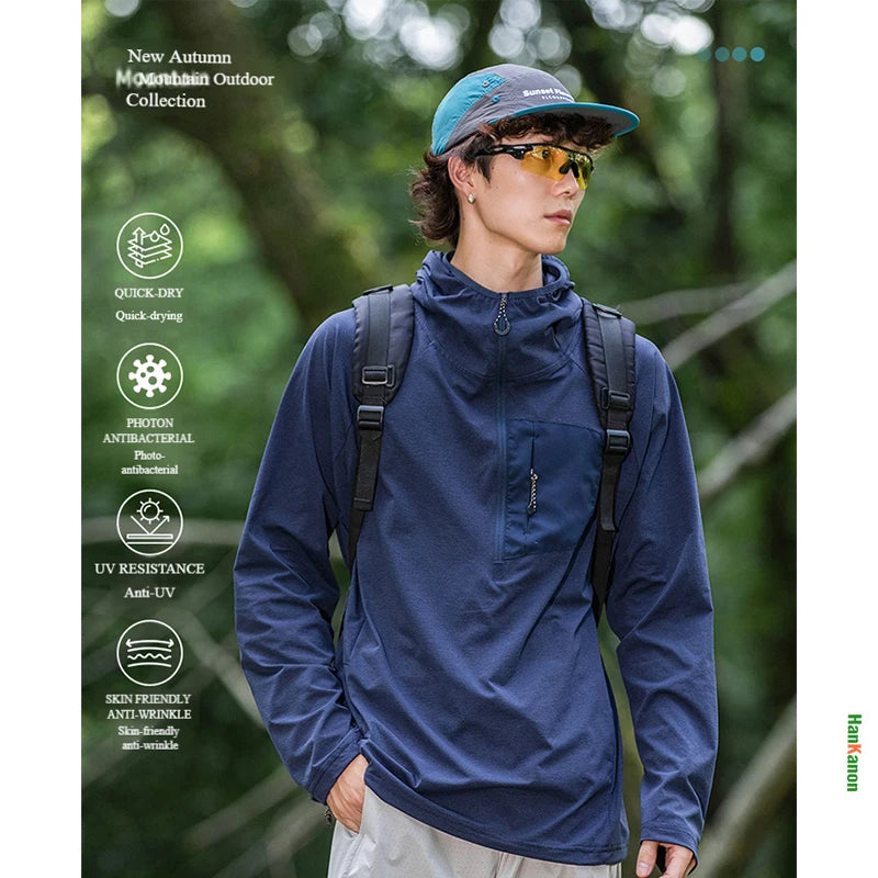 Men's Quick-Dry Outdoor Long Sleeve T-Shirt | Breathable Comfort