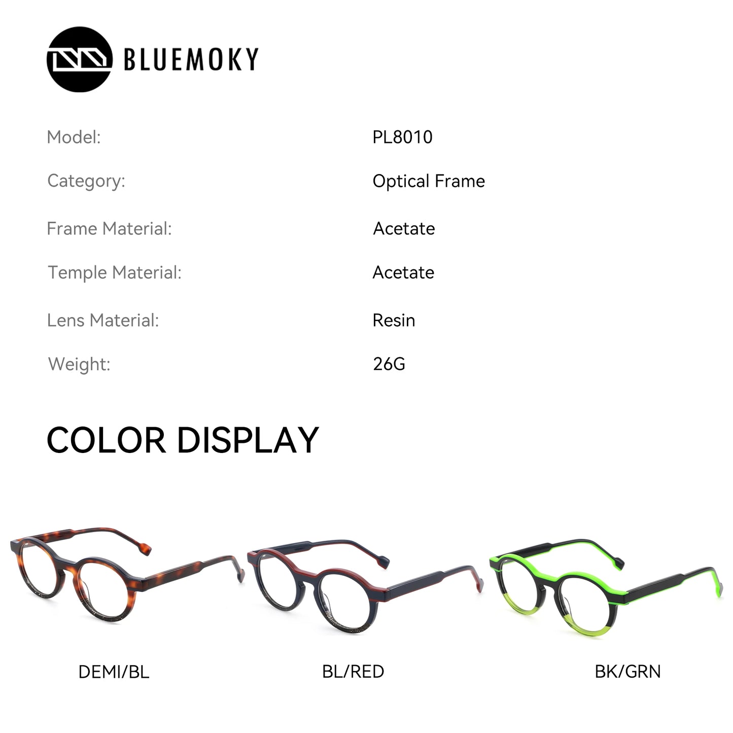 Stylish Round Prescription Glasses for All | Handmade Optical Eyewear