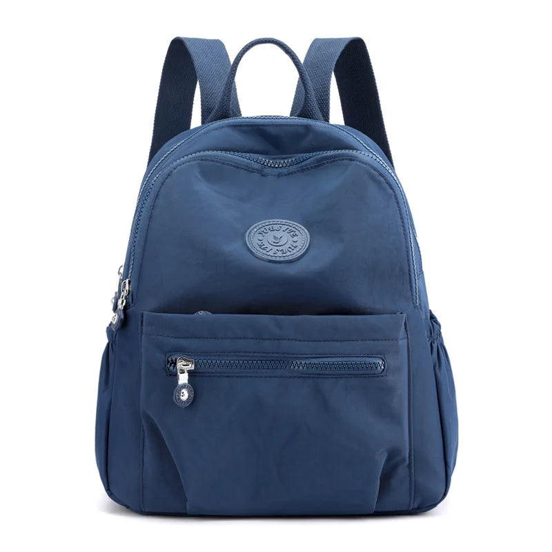 Women's Nylon Oxford Backpack | Stylish Small Rucksack