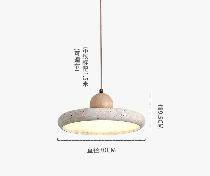 Modern Natural Stone LED Pendant Light | Nordic Chandelier Design