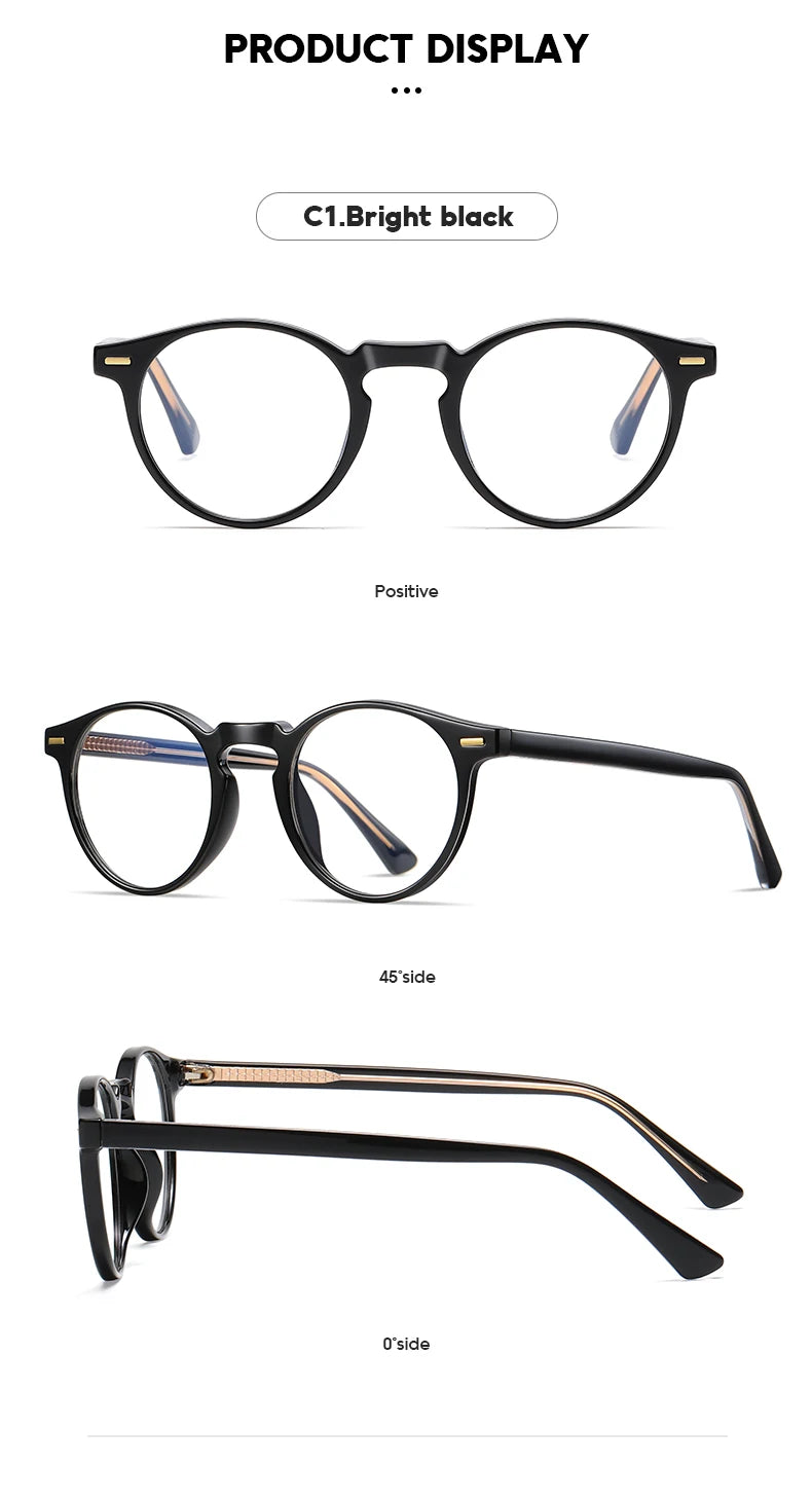 Stylish Women's Geometric Prescription Glasses | Blue Light Blocking