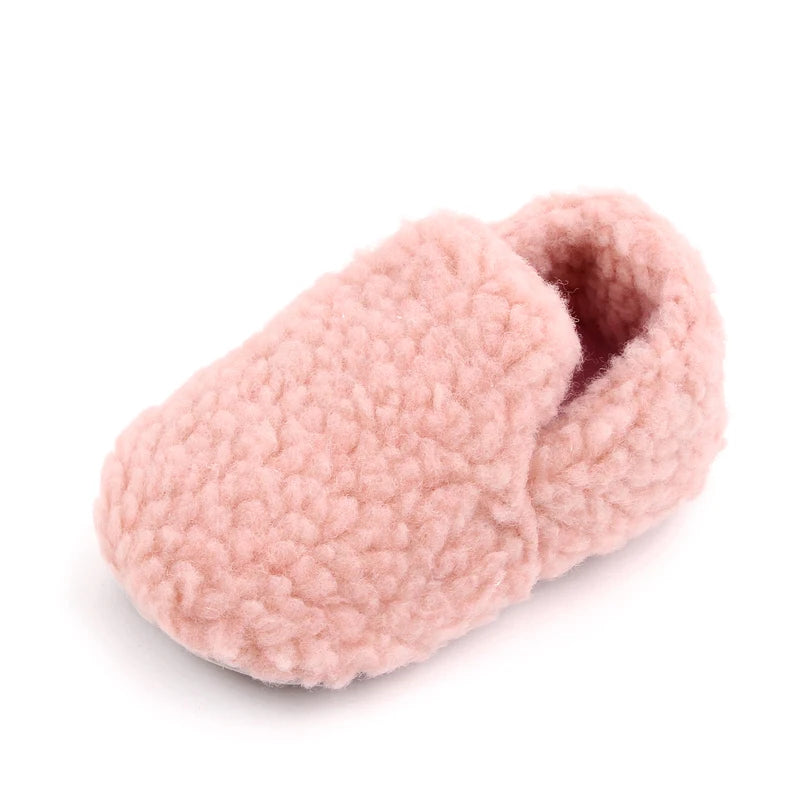 Soft Cotton Baby Prewalking Shoes | Non-Slip Winter Footwear