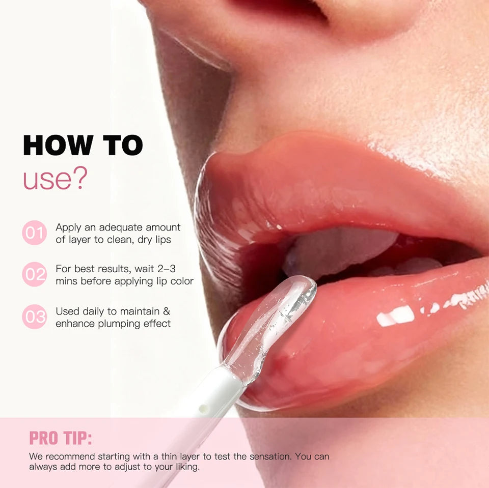Volumizing Lip Plumper Oil | Deep Hydration & Glossy Finish