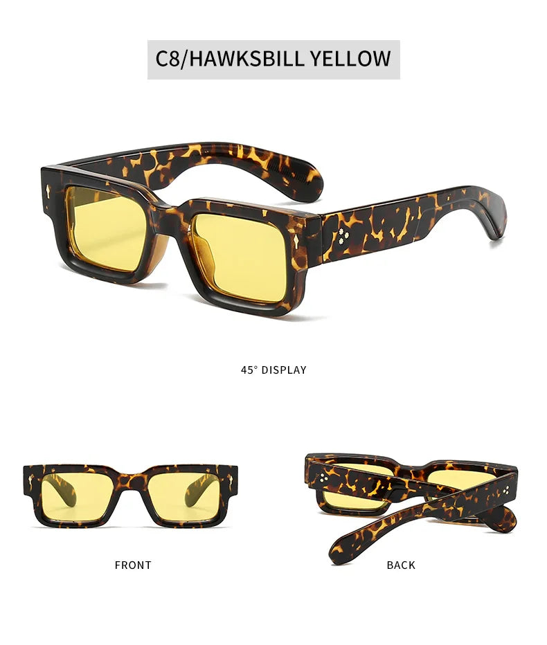 Stylish Small Square Sunglasses for Men & Women | UV400 Protection