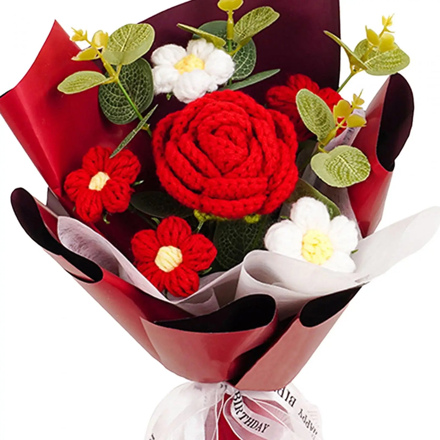Crochet Flower Bouquet | Beautiful Artificial Flowers Gift