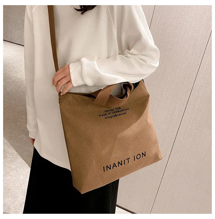 Trendy Urban Canvas Messenger Bags for Men & Women | Large Capacity