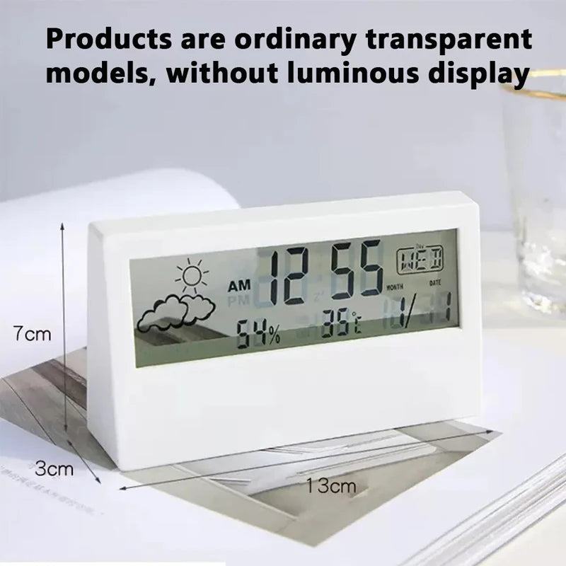 Multifunction LED Thermometer & Humidity Meter | Home Weather Station