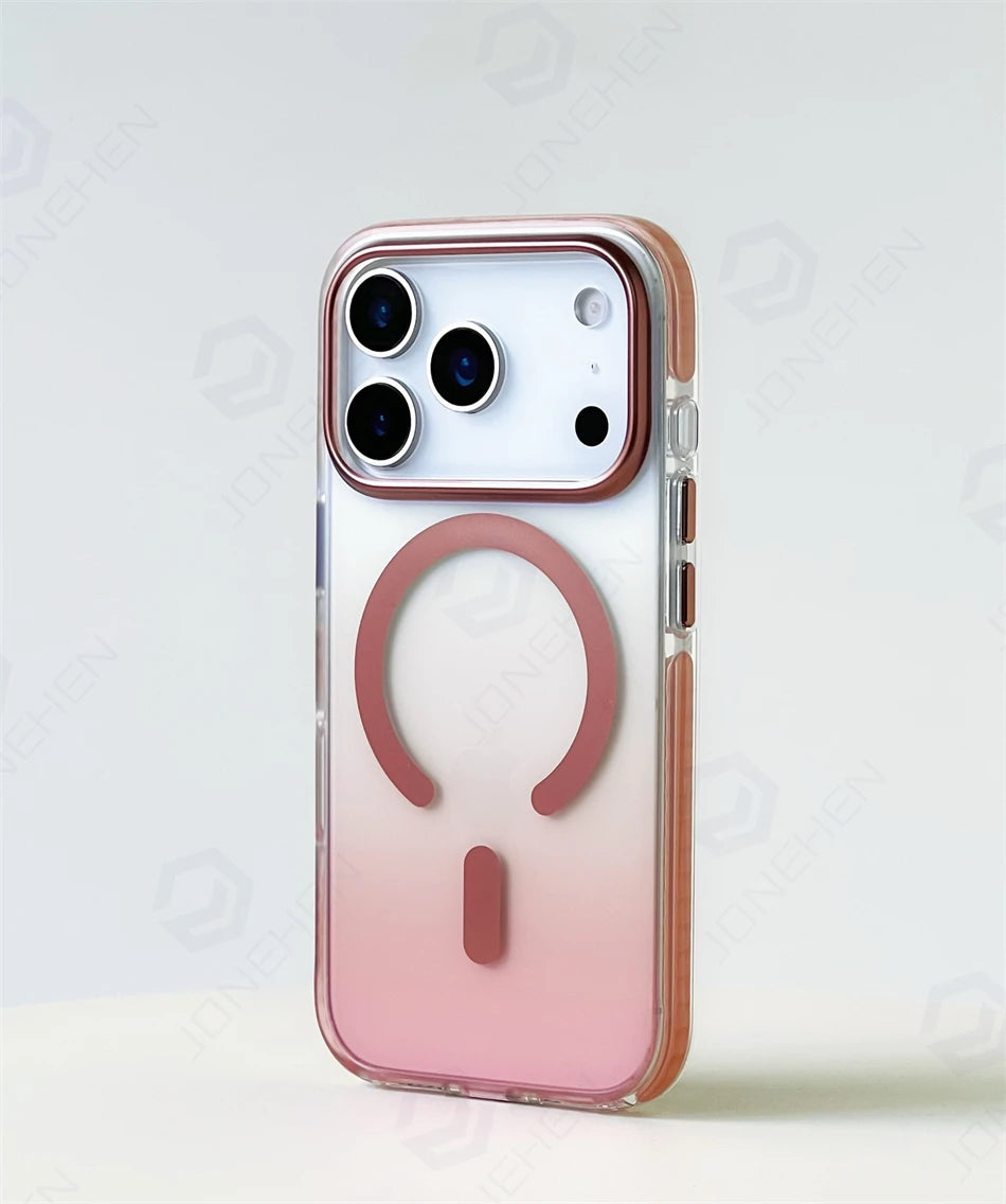 Luxury Gradient Magnetic Shockproof Case for iPhone 14-17 Pro Max