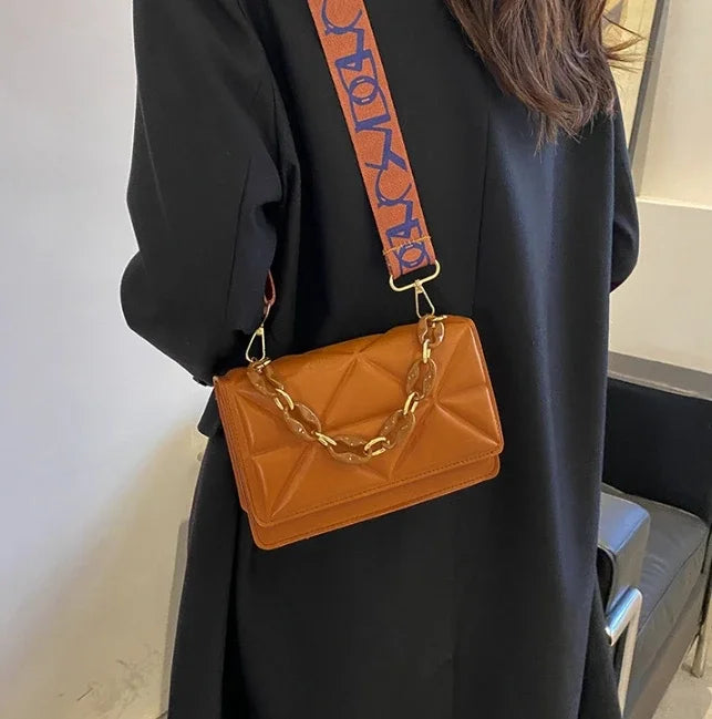 Bolso de hombro retro casual de moda para mujer | Amplio y elegante