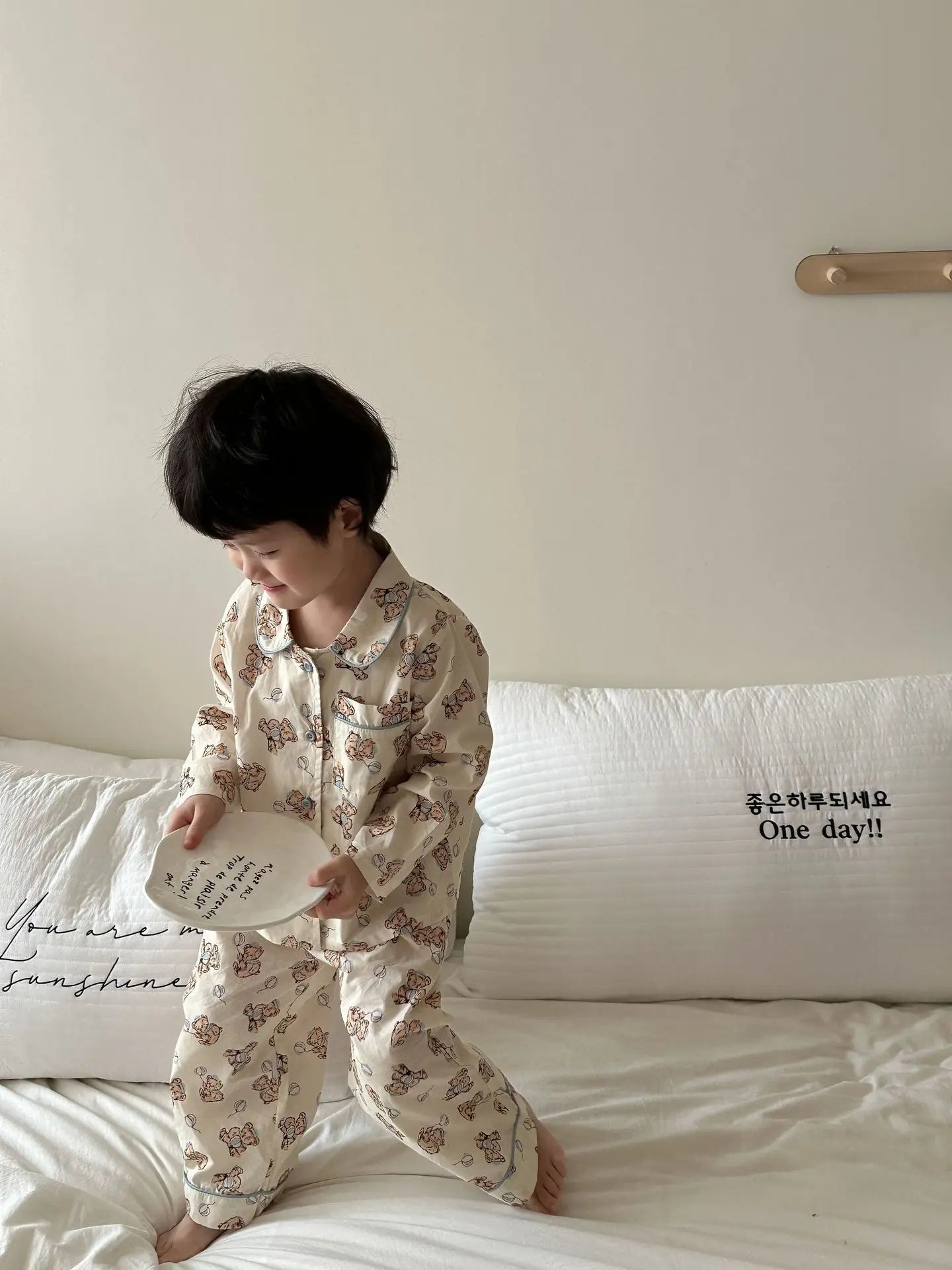 Spring Children's Cartoon Homewear Outfits | Cute Pajamas Set