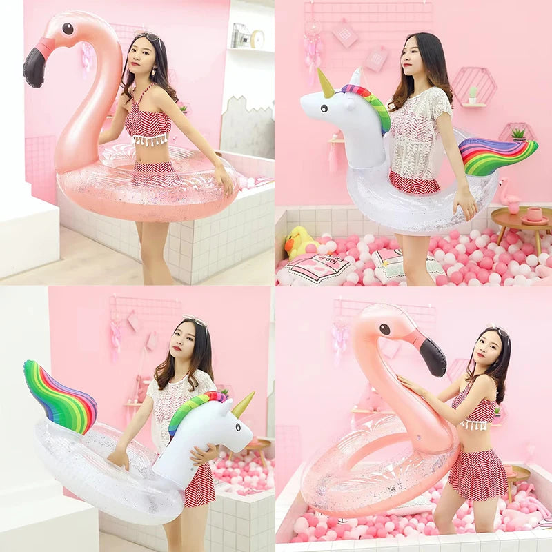 Flamingo Inflatable Swim Tube | Perfect for Pool & Beach Fun