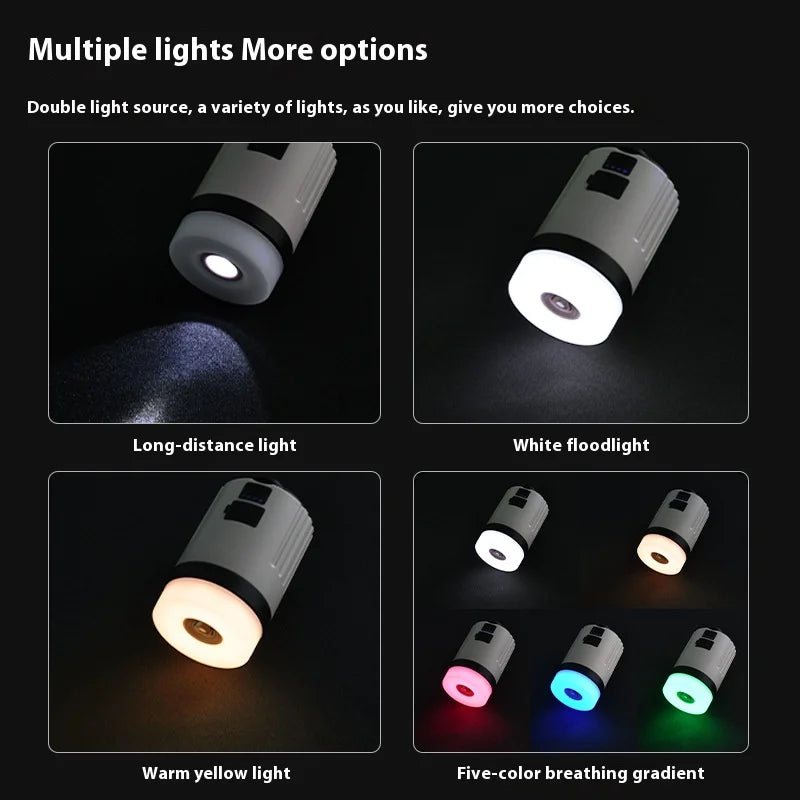 Linterna de camping LED recargable | Luz de emergencia portátil