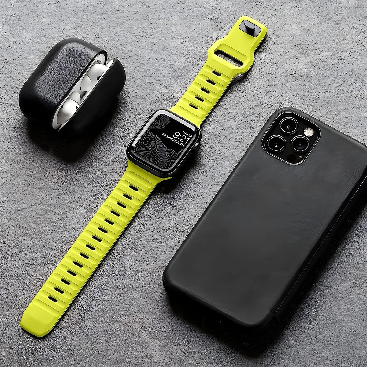 Flexible Silicone Sport Strap for Smartwatches | Comfort & Style