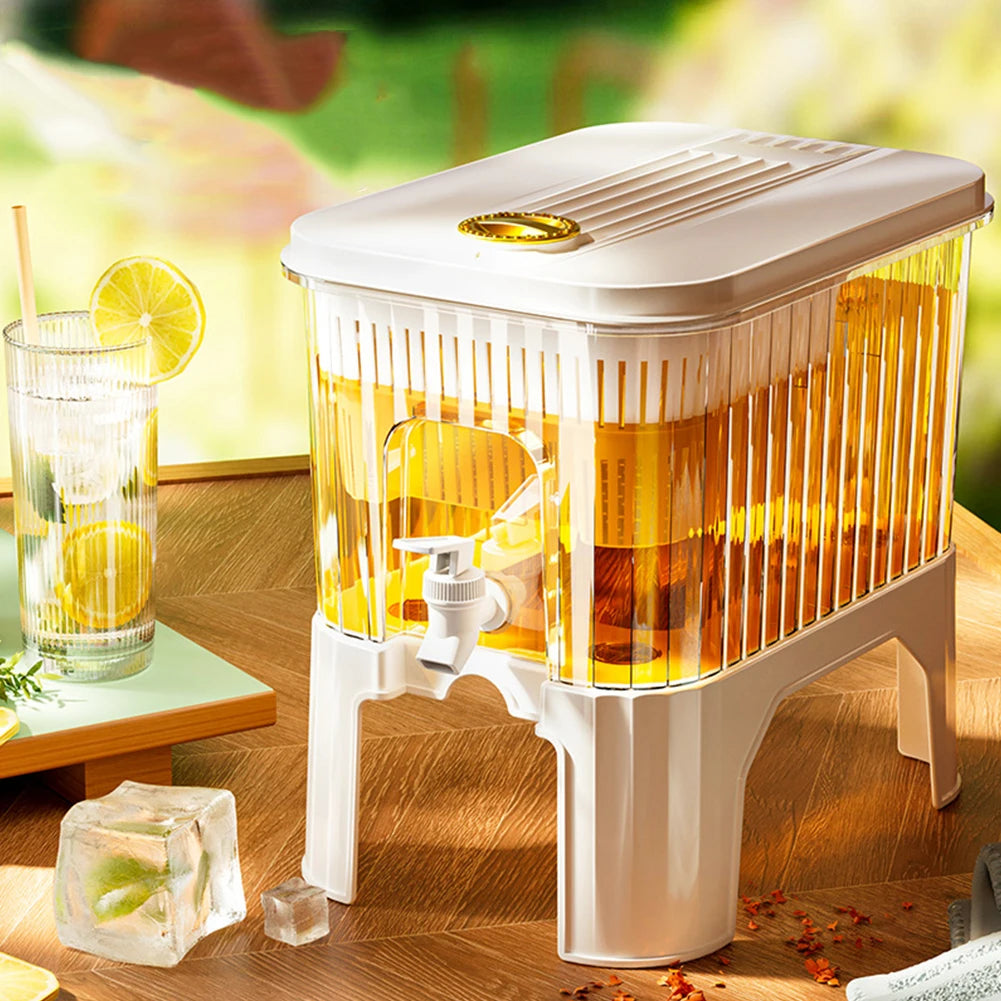 5L Cold Water Kettle with Faucet | Portable Juice Dispenser