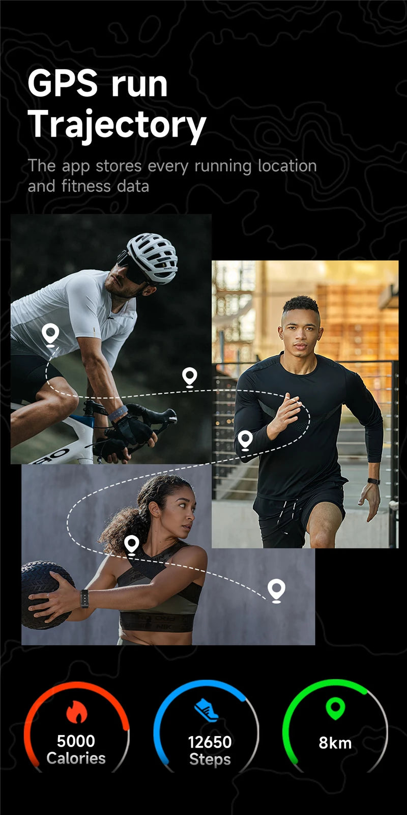No Screen Smart Watch | Waterproof Fitness Tracker for All