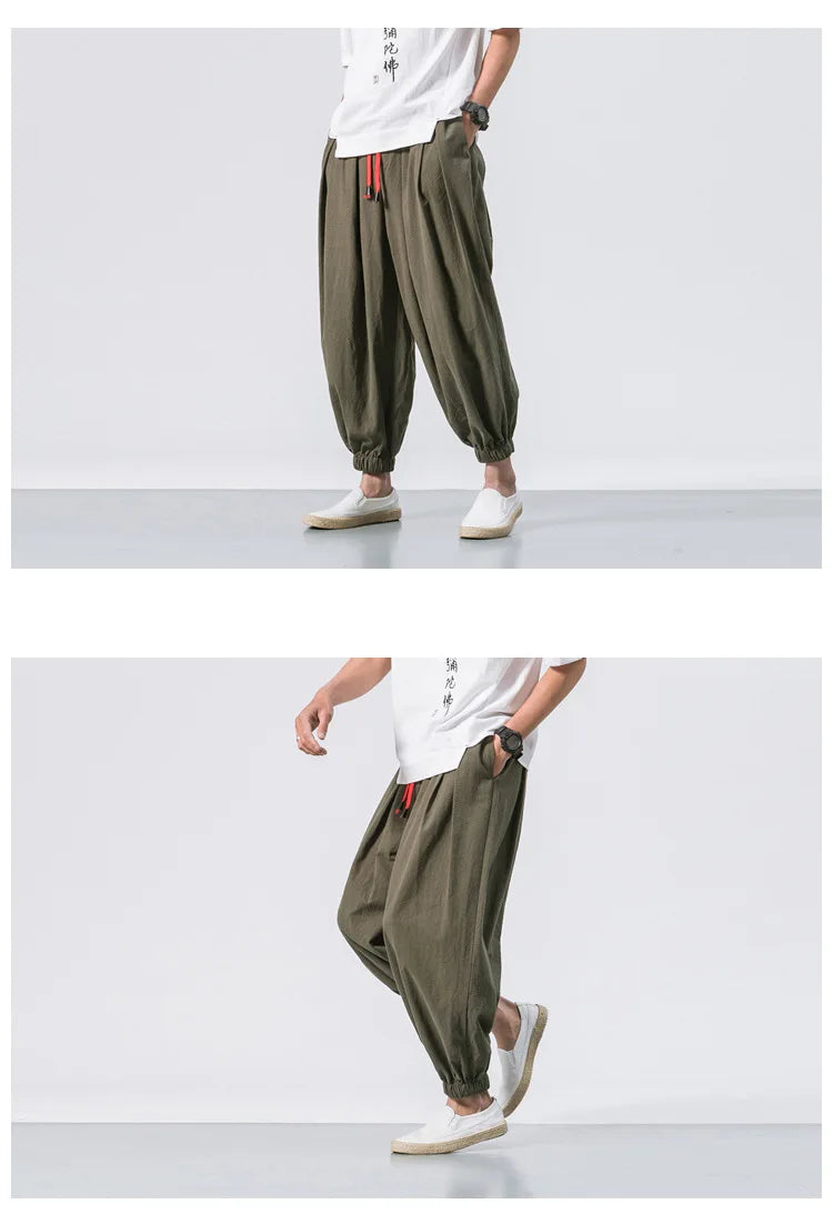 Oversized Men's Harem Pants | Comfortable Loose Fit Joggers