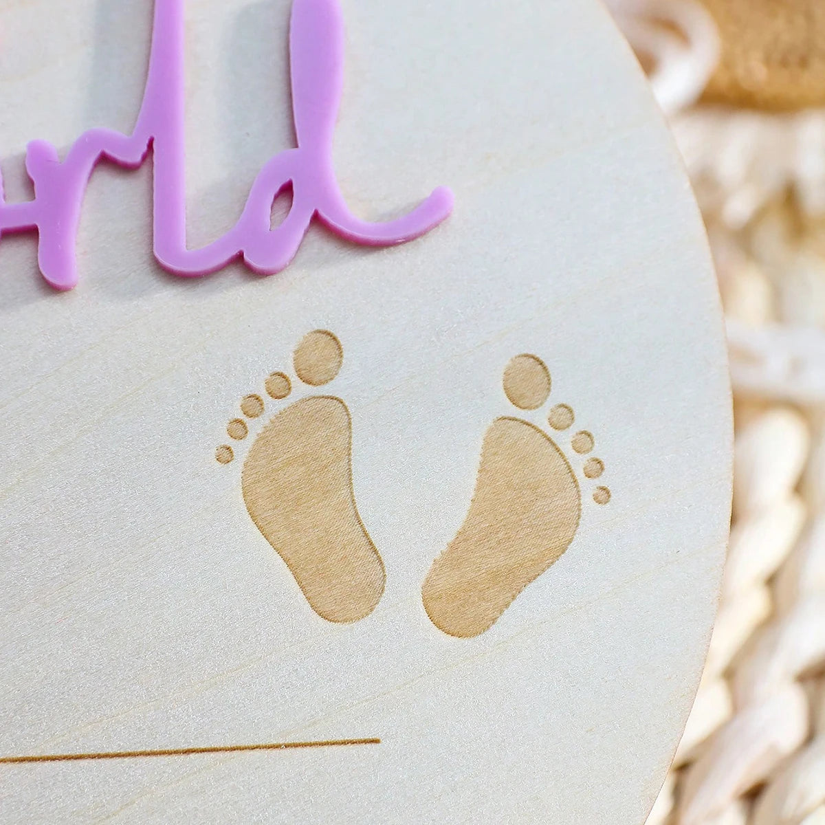 Newborn Baby Photo Props | Cute Wooden Photography Ideas