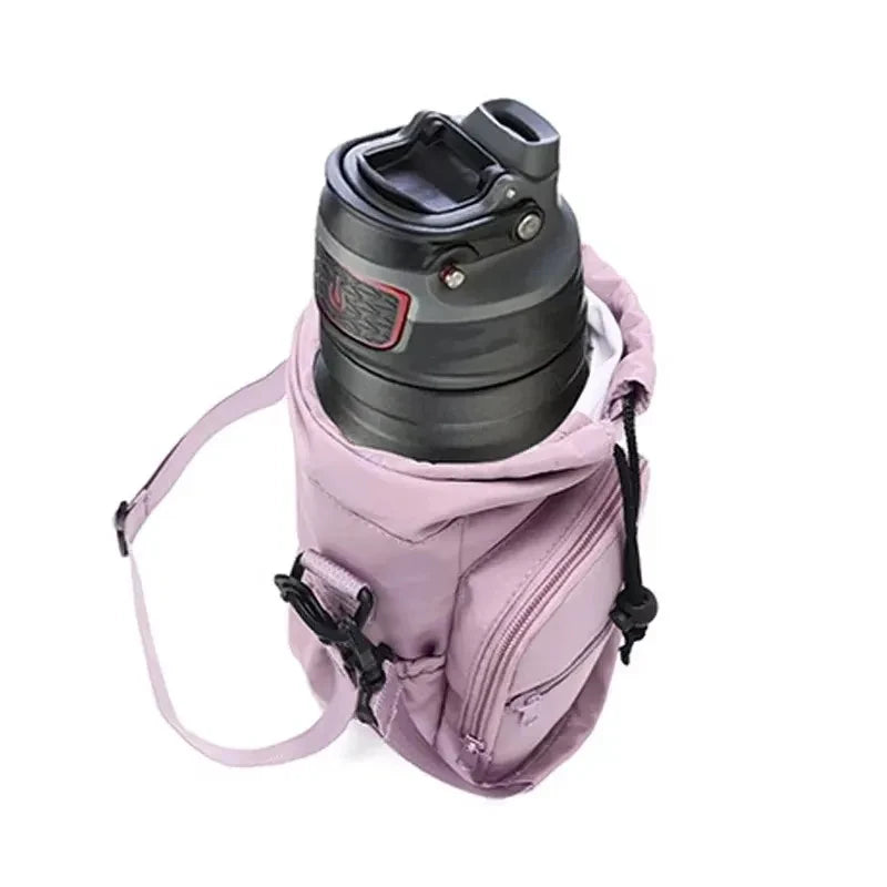 Portable Water Bottle Bag | Insulated Thermal Mugs with Strap