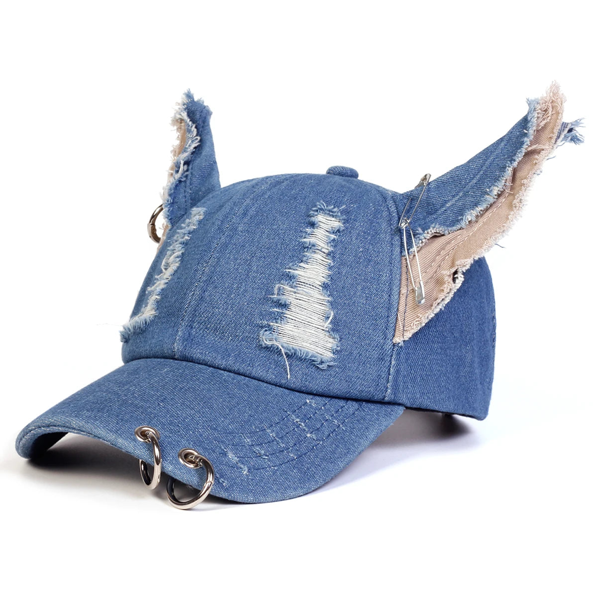 Gorra de béisbol de vaquero unisex con bonito diseño de orejas | Gorra casual ajustable