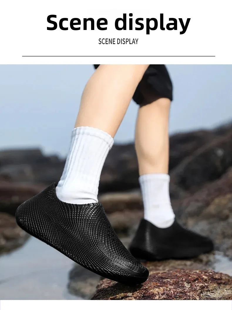 Designer Lightweight Luxury Summer New 3D Hole Hole Shoes Full Wrap Couple Casual Sandals Outdoor Beach Shoes for Men