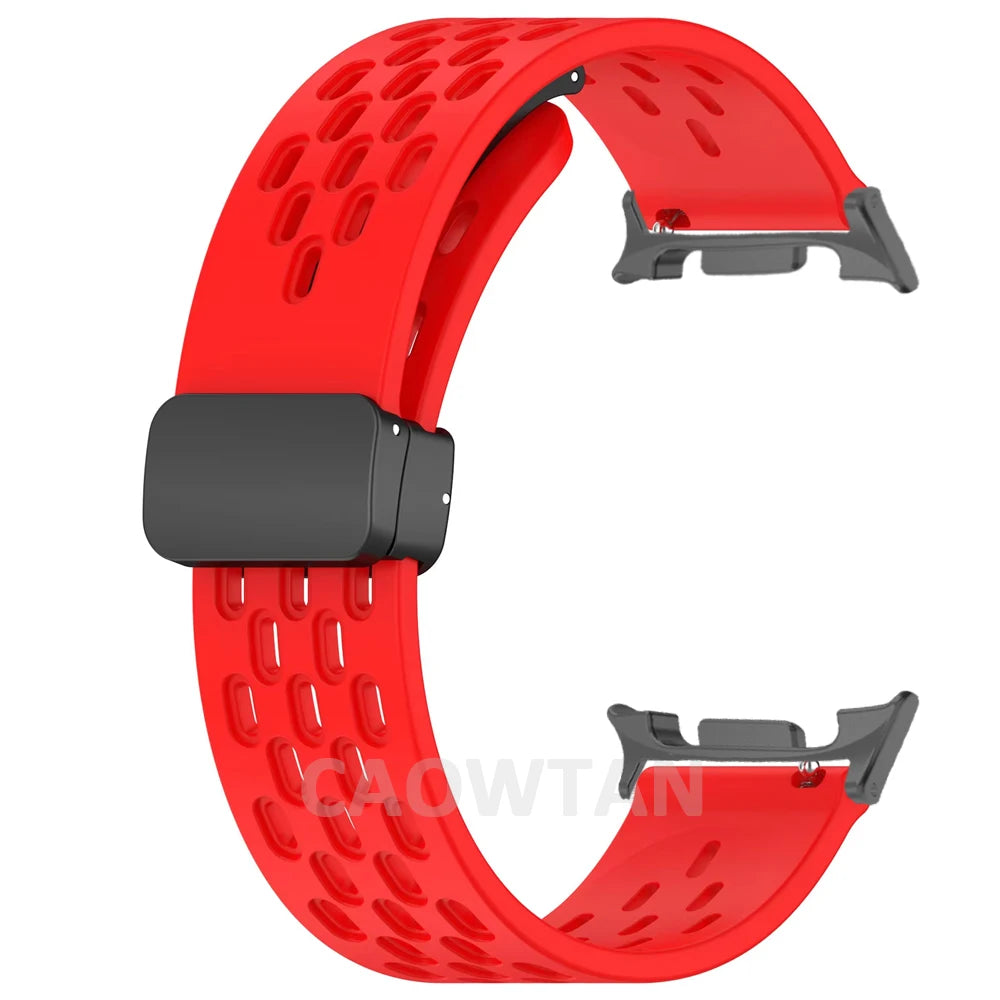 Breathable Sports Silicone Strap for Galaxy Watch | Magnetic Clasp