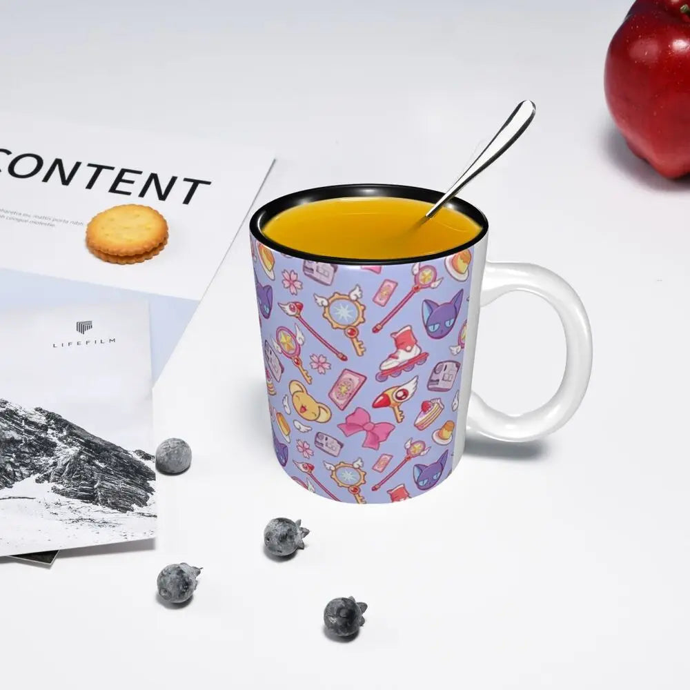 Funny Ceramic Coffee Mug | Vibrant Violet Drinkware for Gifts