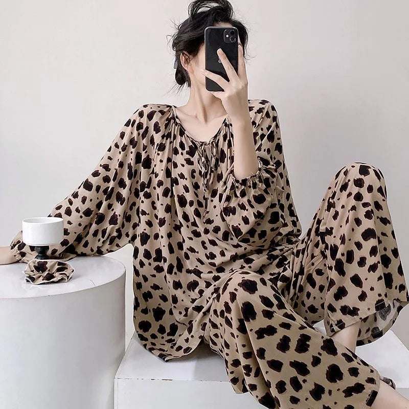 Women's Loose Pajamas Set | Cozy Oversized Sleepwear for Home