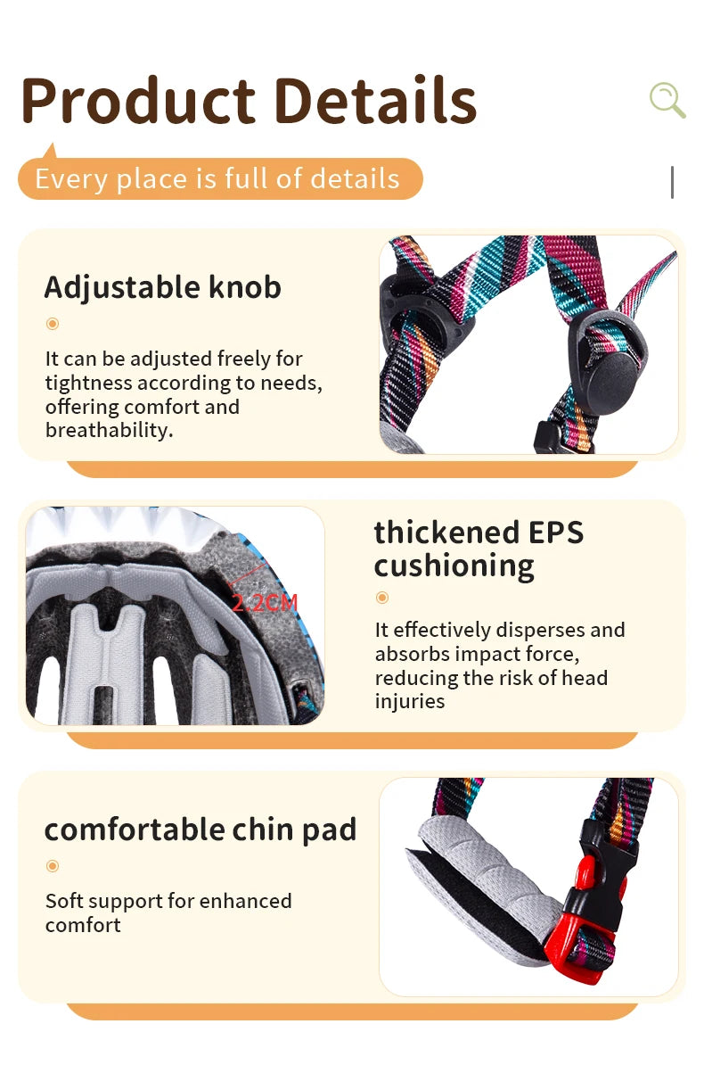 Children's 3D Shockproof Bicycle Helmet | Safe & Comfortable Fit