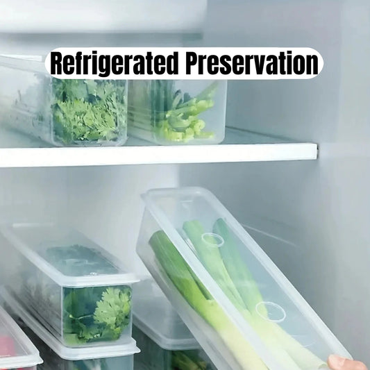 Cajas organizadoras versátiles con tapas para refrigerador | Organiza tu cocina