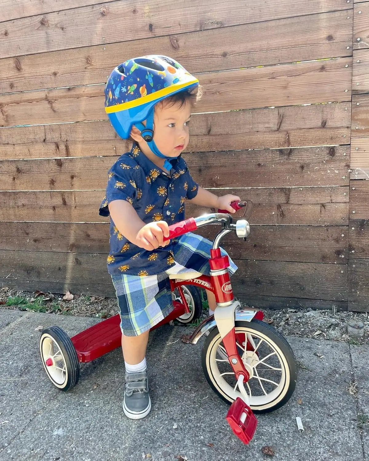 10 Inch Kids Tricycle | Durable Toddler Ride with Rubber Tires