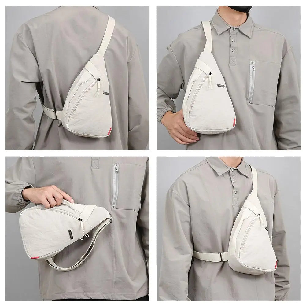 Chest Bag For Men Women Large Capacity Single Shoulder Bag Sport Cycling Phone Crossbody Bag Unisex Chest Bag Travel Hiking