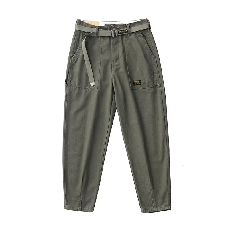 Men's Versatile Mid Waist Cargo Pants | Trendy Spring & Autumn Wear