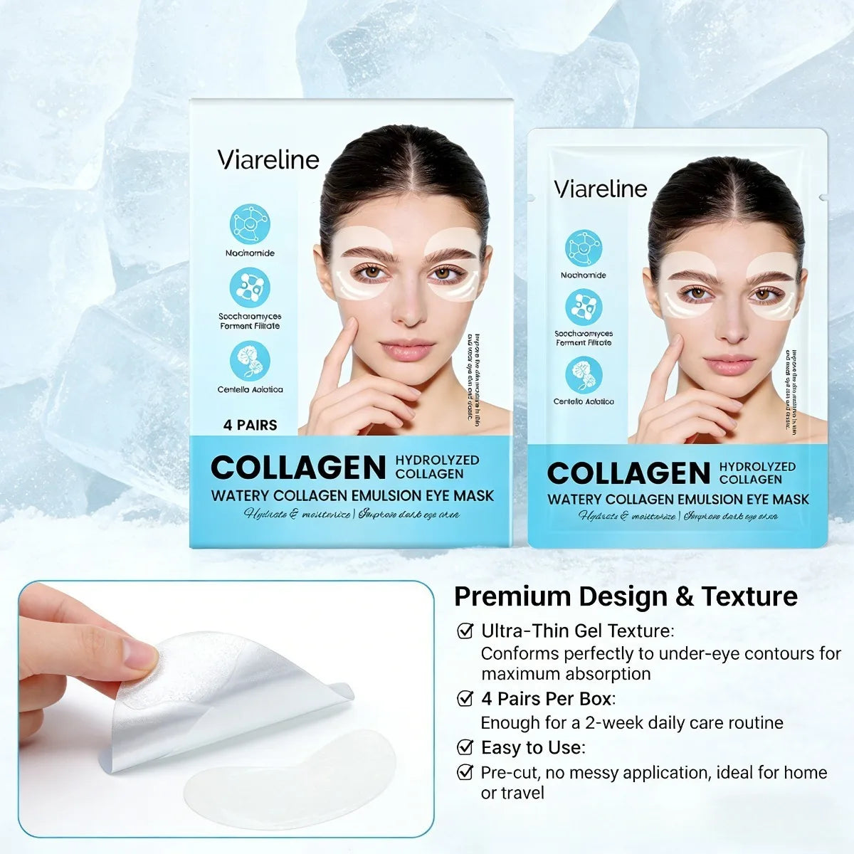 Collagen Eye Patches for Hydrated, Youthful Eye Contour Skin