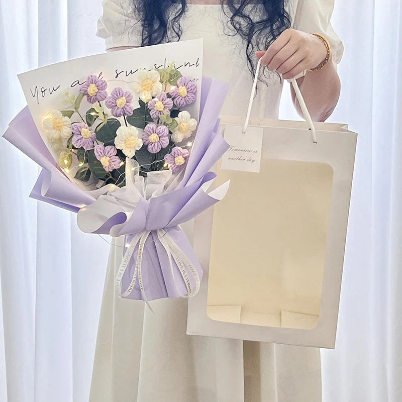 Ramo Eterno de Flores de Ganchillo | El Regalo Perfecto para Cualquier Ocasión