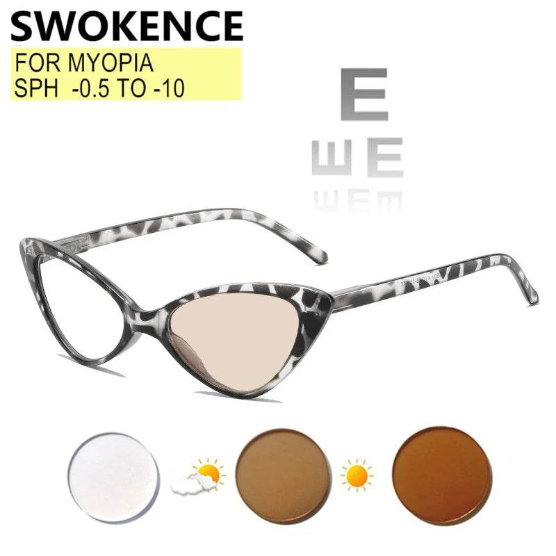 Custom Myopia Glasses with Blue Light Blocking & Photochromic Lenses