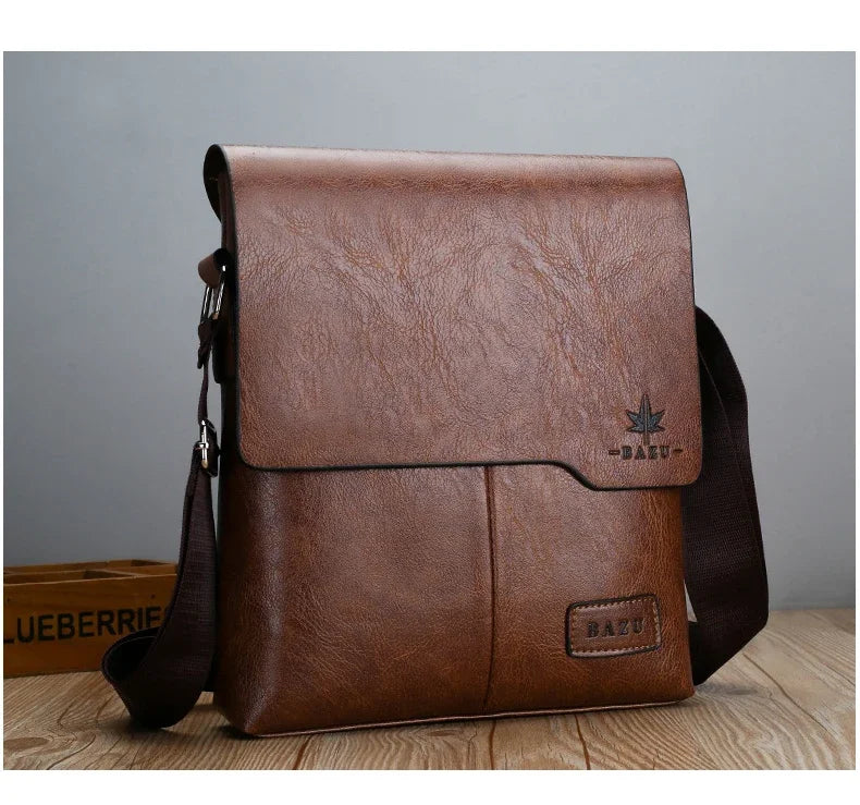 Luxury Vintage Leather Messenger Bags for Men | Stylish Shoulder Bag