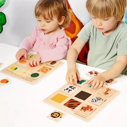 Wooden Cognitive Matching Puzzle | Fun Educational Toy for Kids