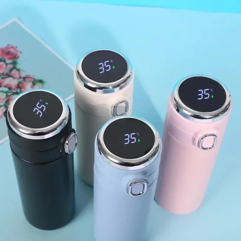Smart Thermos Water Bottle with Digital Temperature Display