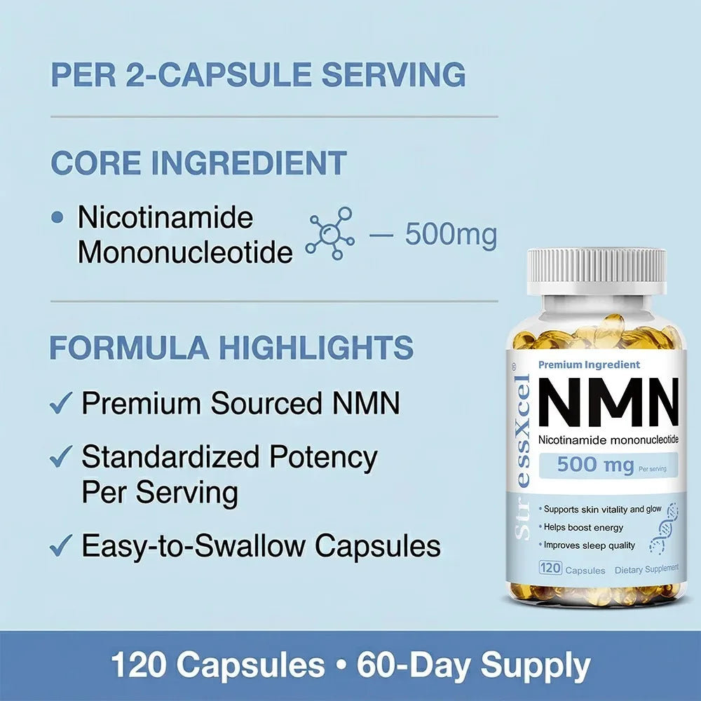 Nicotinamide Mononucleotide Capsules | Anti-Aging Skin Support