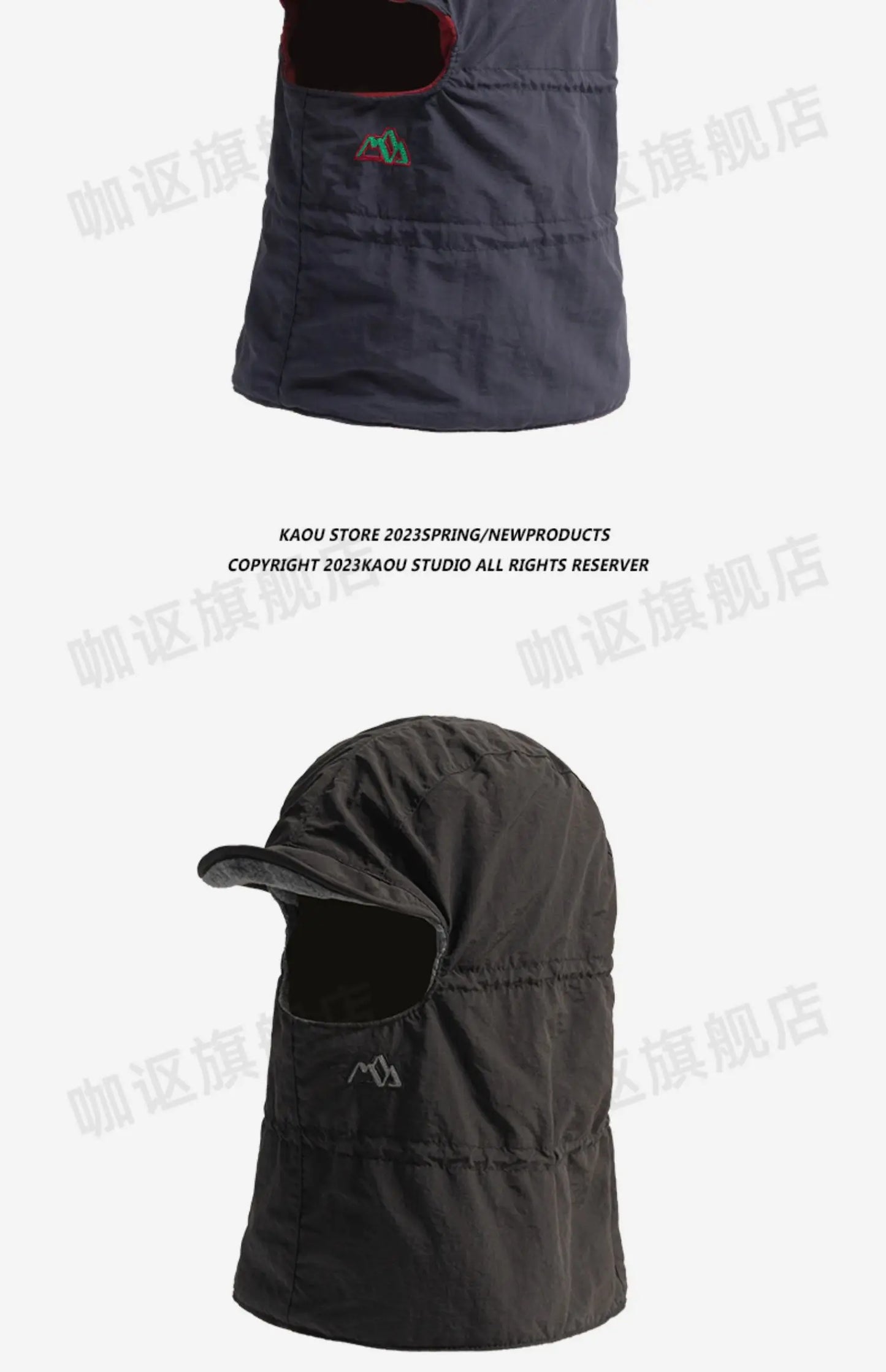 Unisex Outdoor Cold-Proof Fleece Face Mask & Ear Bomber Cap